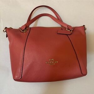Coach Pink Leather Handbag